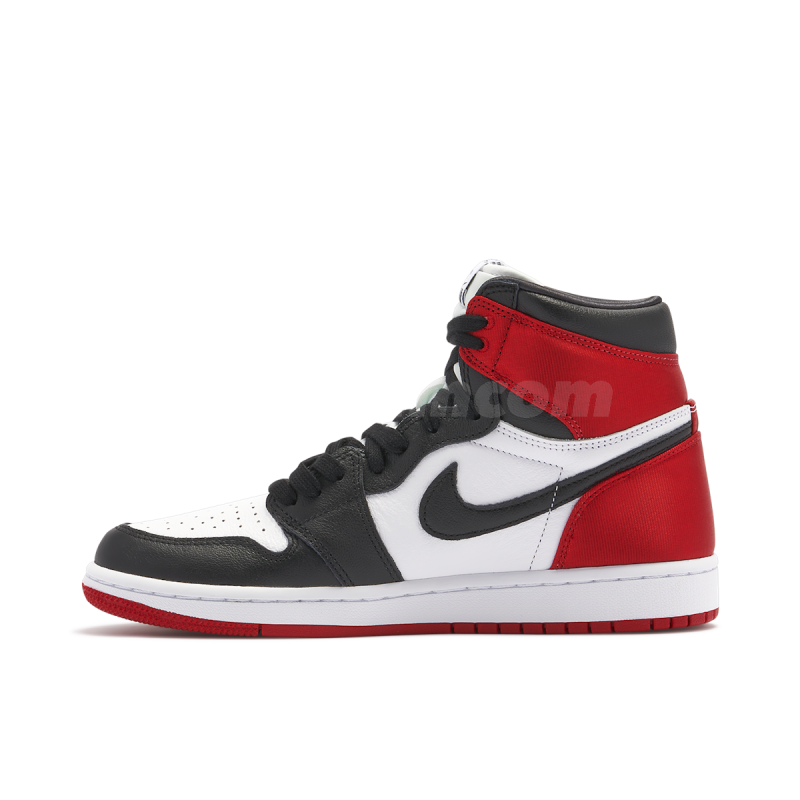 Air Jordan 1 High Satin Black Toe