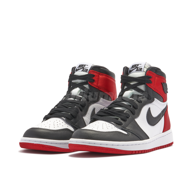 Air Jordan 1 High Satin Black Toe