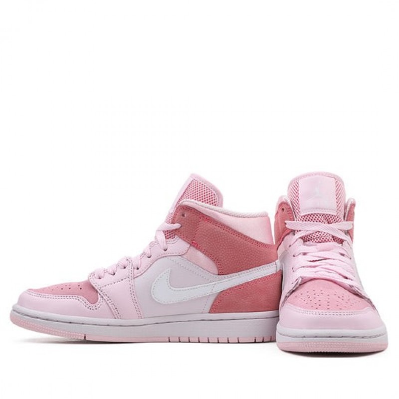 Air Jordan 1 Mid Digital Pink