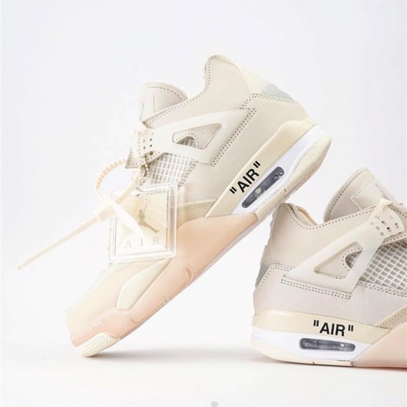 Air Jordan Retro 4 Off-White Sail