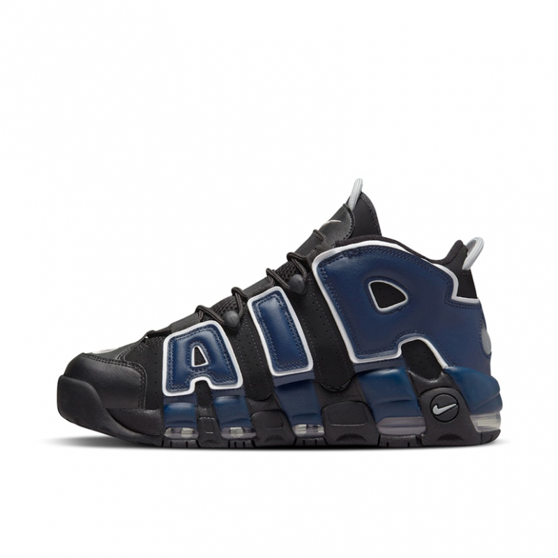 Air More Uptempo Black Red Navy