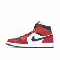 Air Jordan 1 Mid Chicago Black Toe