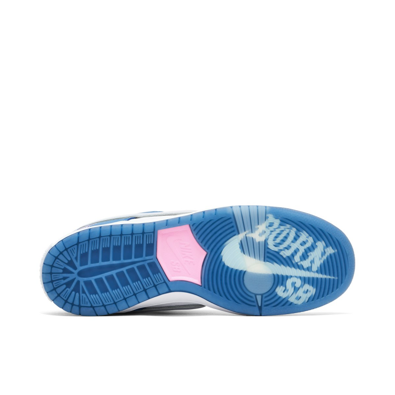 SB Dunk Low x Born x Raised White Blue