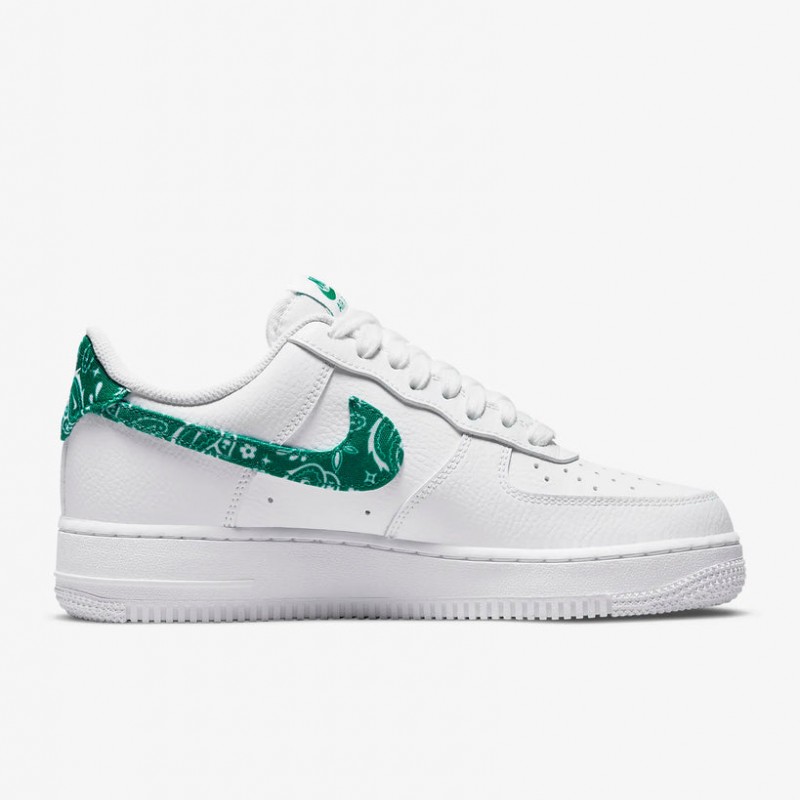 Air Force 1 Low 07 Essential White Green Paisley