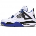 Air Jordan Retro 4 White Motorsports