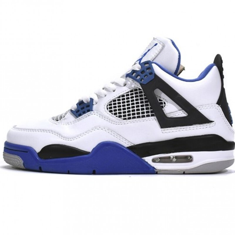 Air Jordan Retro 4 White Motorsports