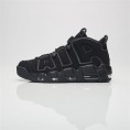 Air More Uptempo Triple Black Reflective