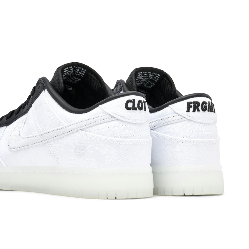 Dunk Low x CLOT x Fragment Black White