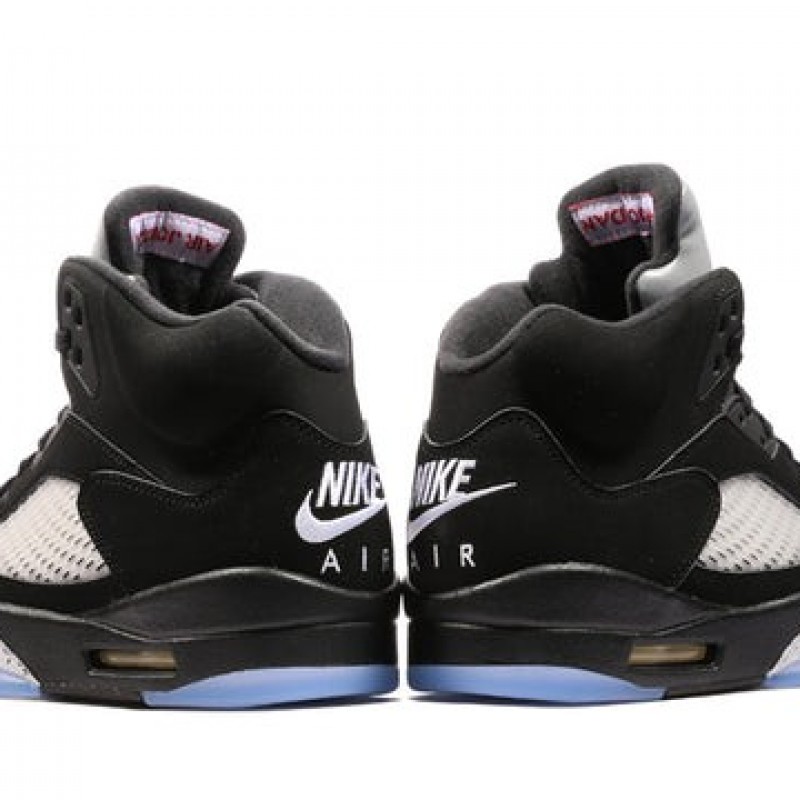 Air Jordan Retro 5 Black Metallic Silver