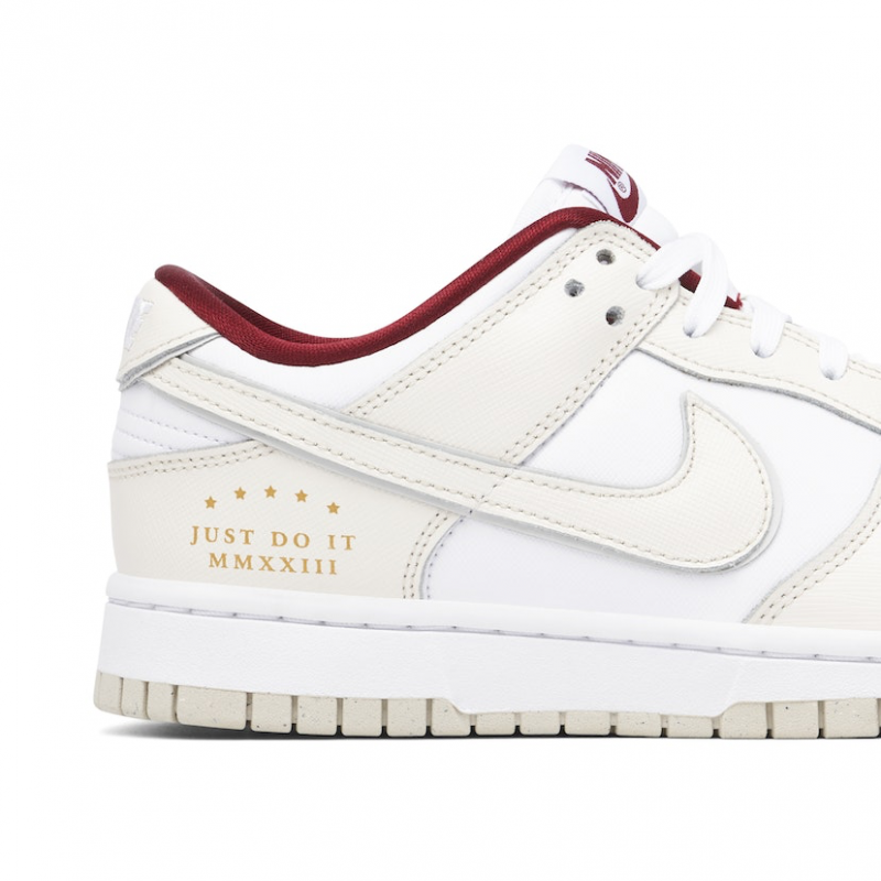 Dunk Low Just Do It White Sail