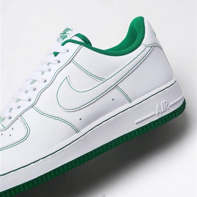 Air Force 1 Low Contrast Stitch White Pine Green