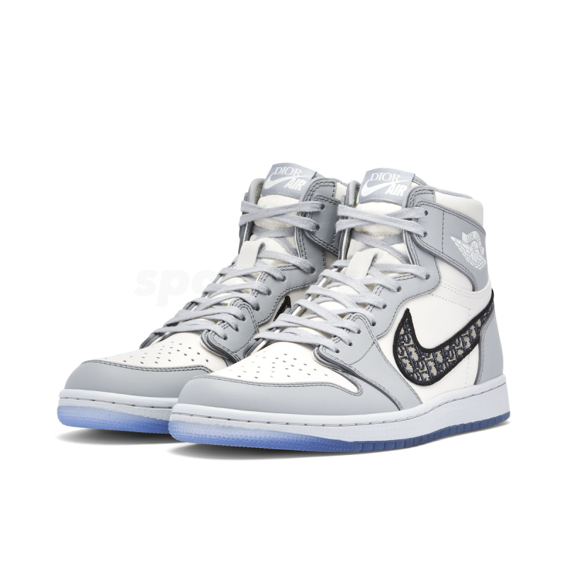 Air Jordan 1 High Dior Wolf Grey Sail