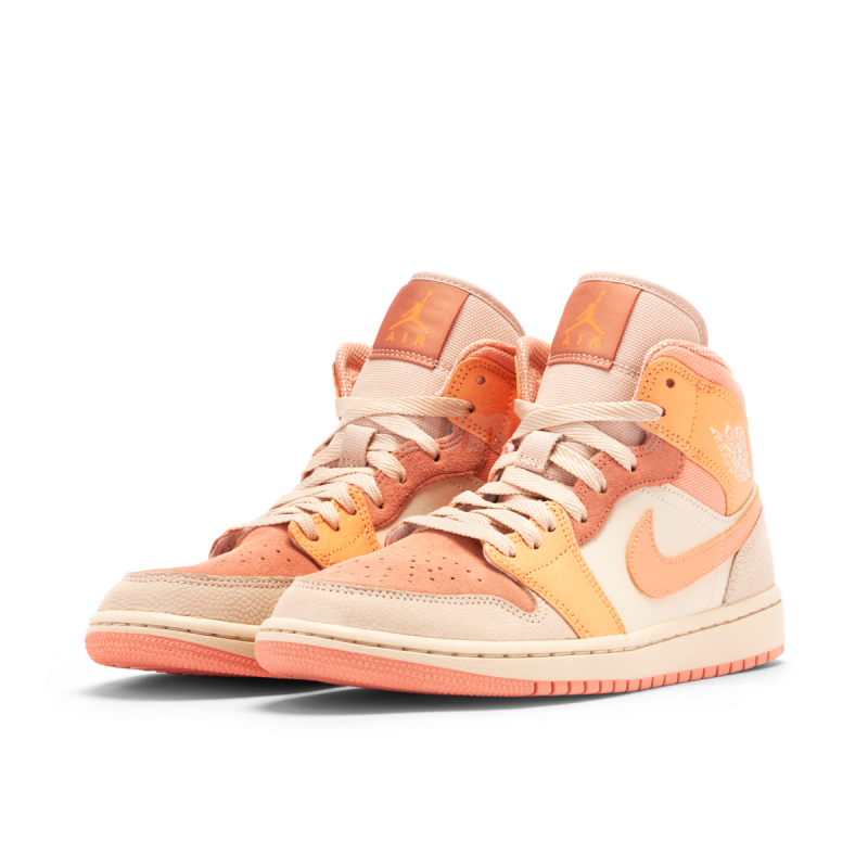 Air Jordan 1 Mid Apricot Orange