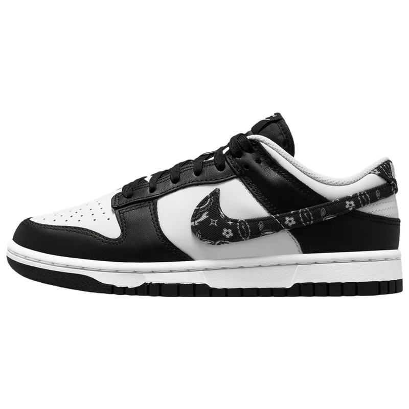 Dunk Low Black White Paisley