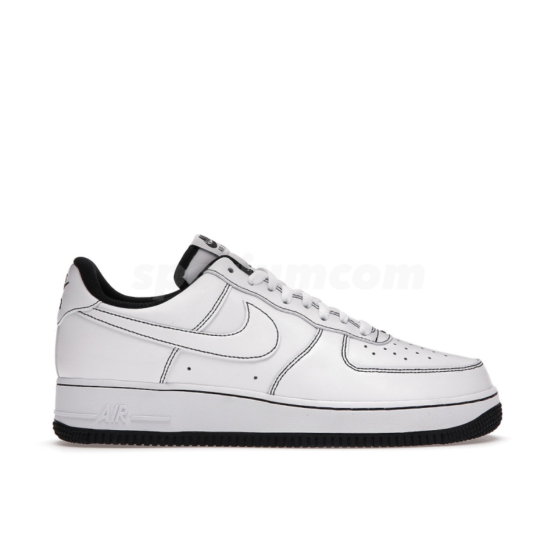 Air Force 1 07 Contrast Stitch White Black