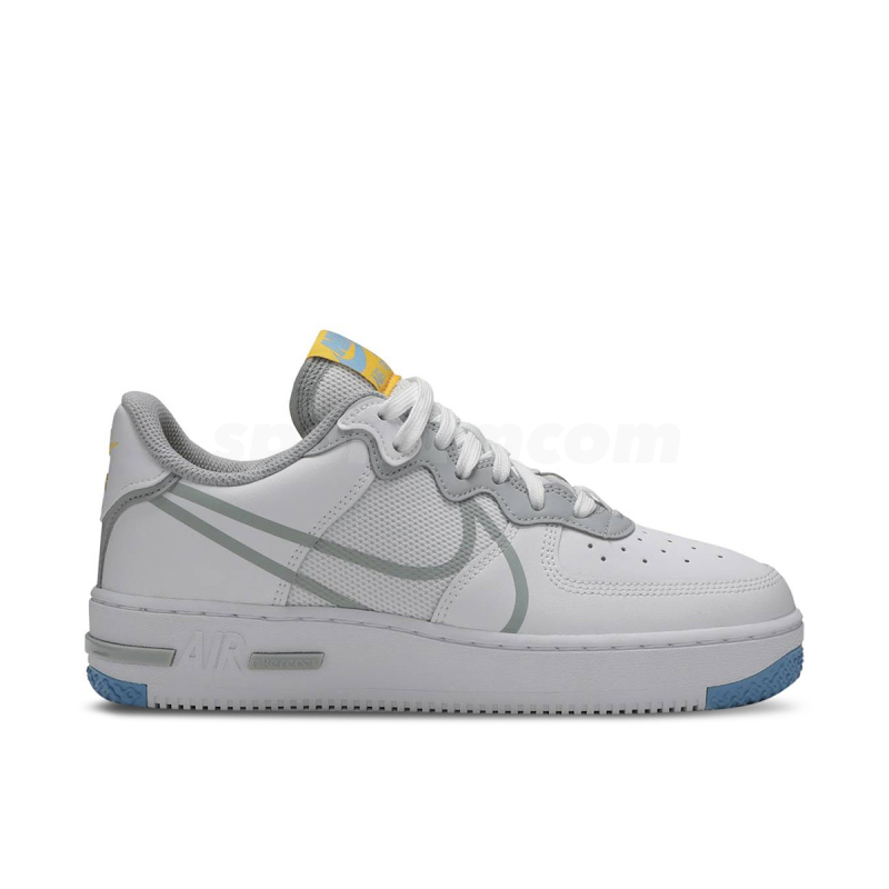 Air Force 1 Low React White Light Smoke Grey