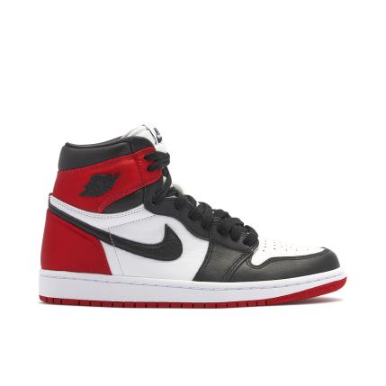 Air Jordan 1 High Satin Black Toe