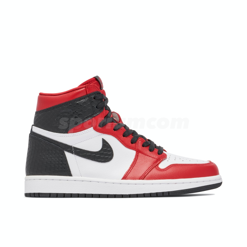 Air Jordan 1 High Satin Snake Red