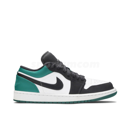 Air Jordan 1 Low Black Mystic Green