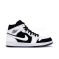 Air Jordan 1 Mid White Black Tuxedo