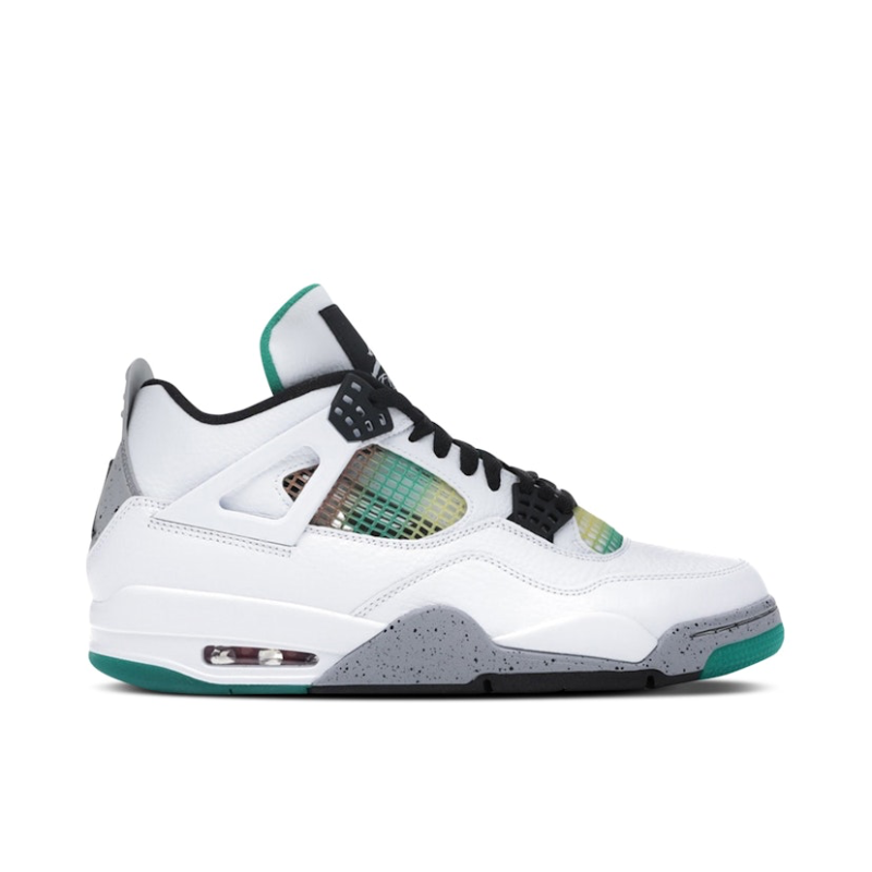 Air Jordan Retro 4 Lucid Green Rasta