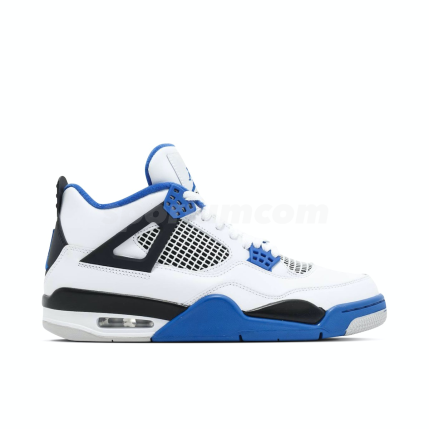 Air Jordan Retro 4 White Motorsports