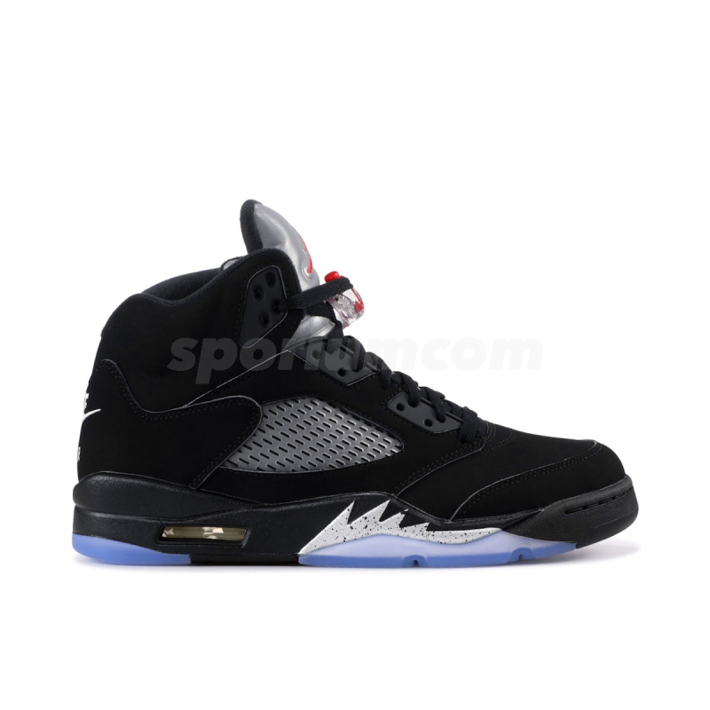 Air Jordan Retro 5 Black Metallic Silver