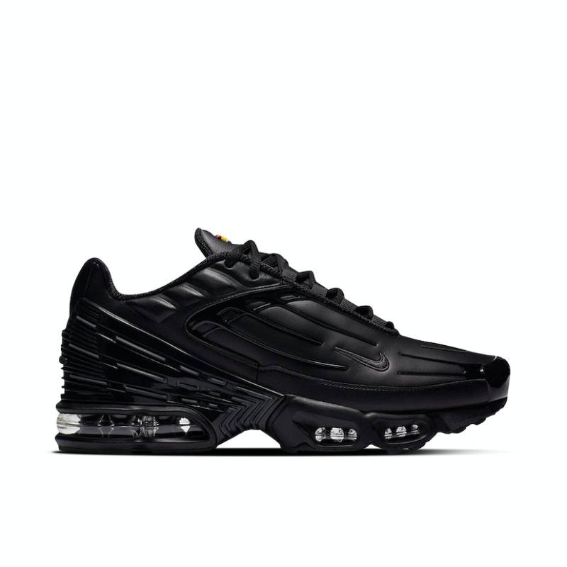 Air Max Plus 3 Tuned Leather Triple Black