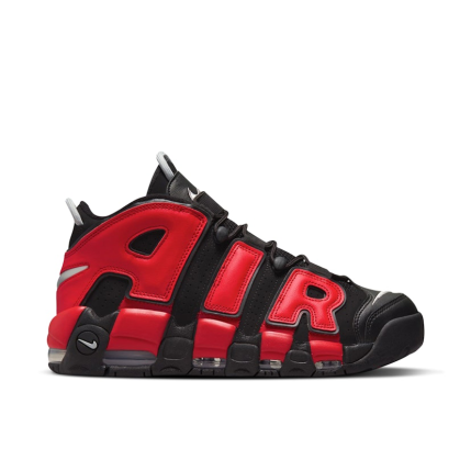 Air More Uptempo Black Red Navy