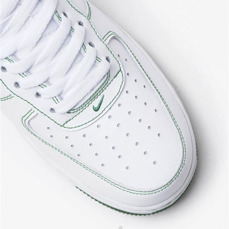 Air Force 1 Low Contrast Stitch White Pine Green