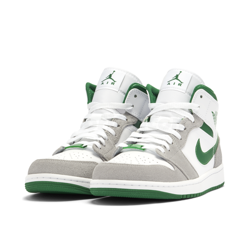 Jordan 1 Mid SE White Pine Green Smoke Grey