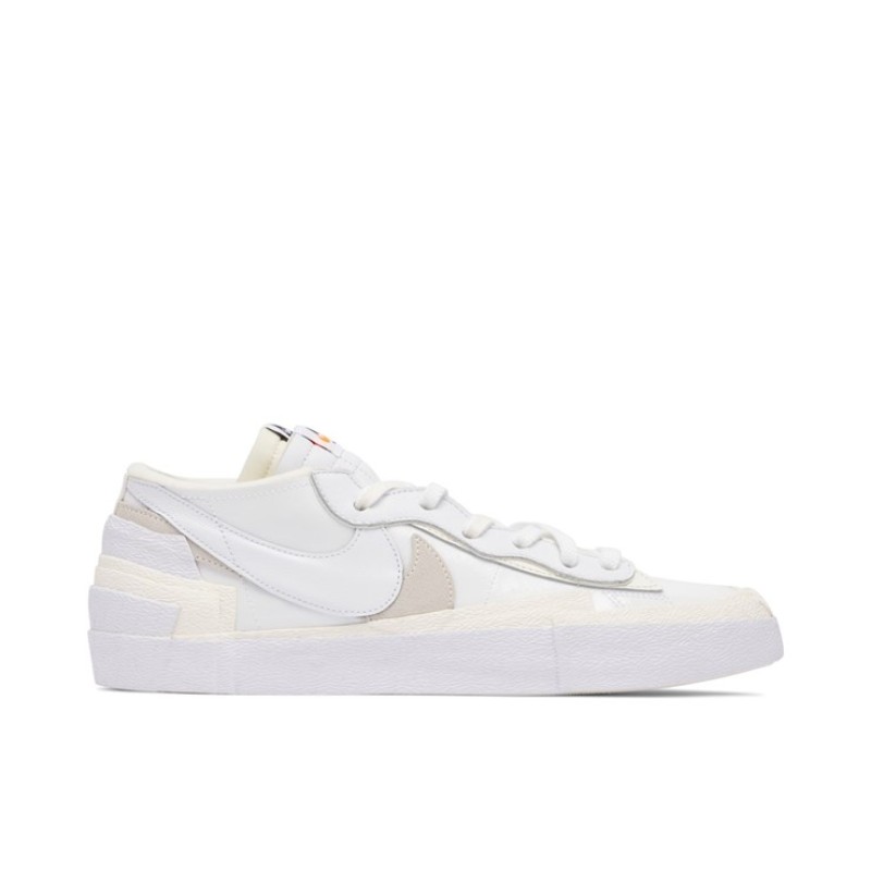 Blazer Low x Sacai White Patent