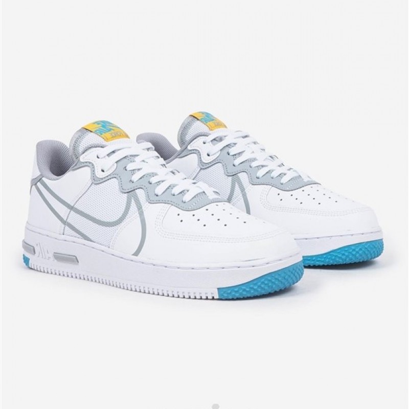 Air Force 1 Low React White Light Smoke Grey