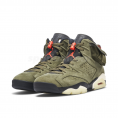 Air Jordan Retro 6 Travis Scott Medium Olive