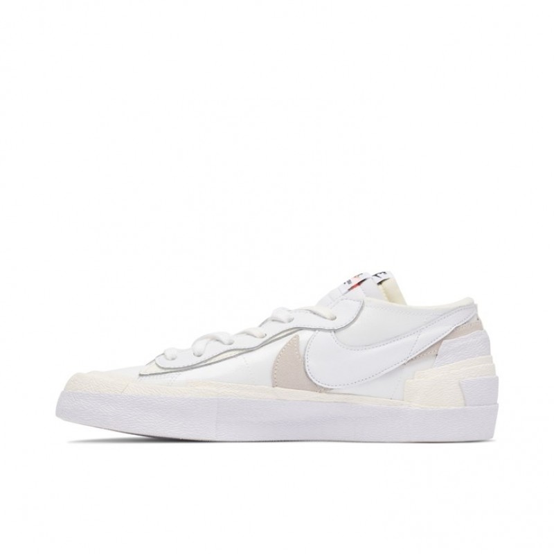 Blazer Low x Sacai White Patent