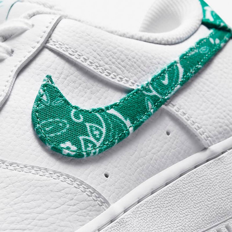 Air Force 1 Low 07 Essential White Green Paisley