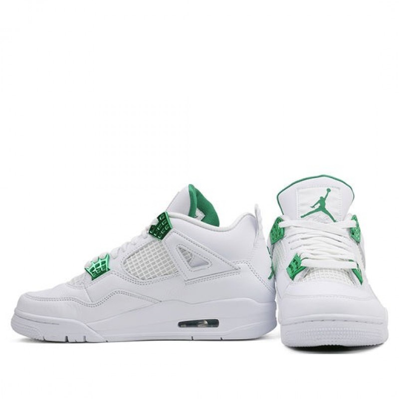 Air Jordan Retro 4 Metallic Pine Green