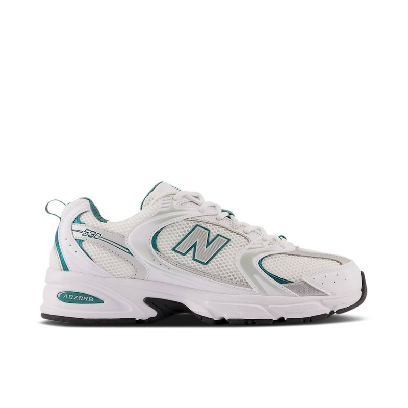 New Balance 530 White Metallic Silver