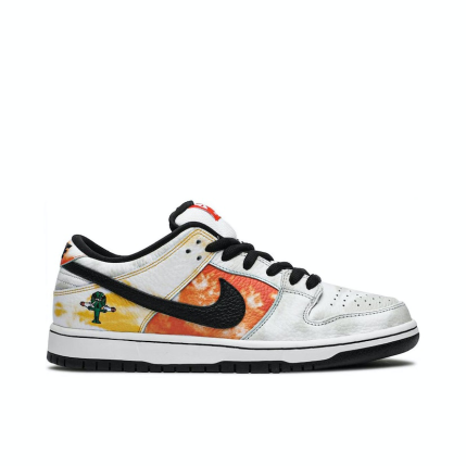 SB Dunk Raygun White Tie-Dye