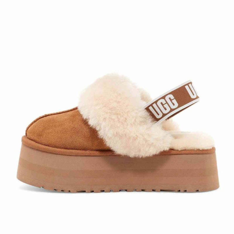 UGG Funkette Slipper Chestnut Womens