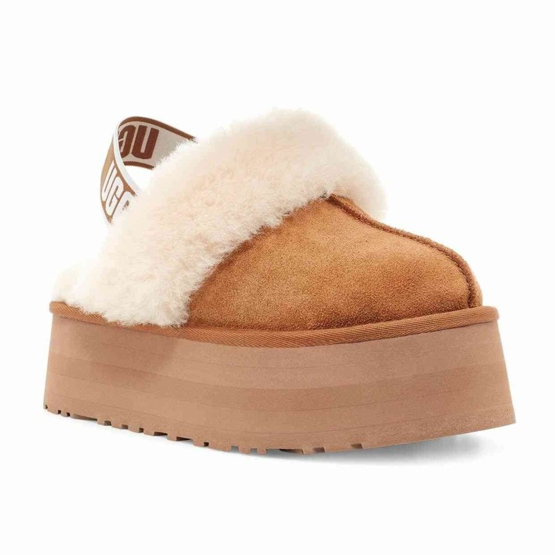 UGG Funkette Slipper Chestnut Womens