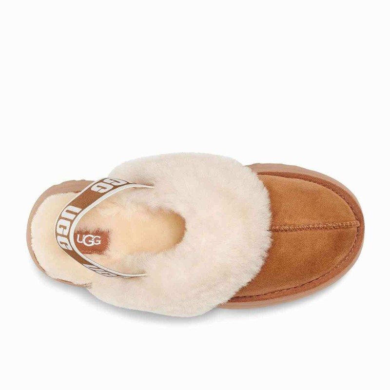 UGG Funkette Slipper Chestnut Womens