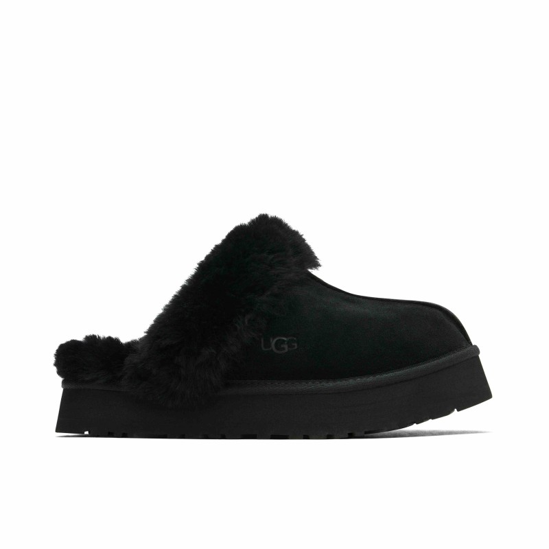 UGG Disquette Slipper Black Womens