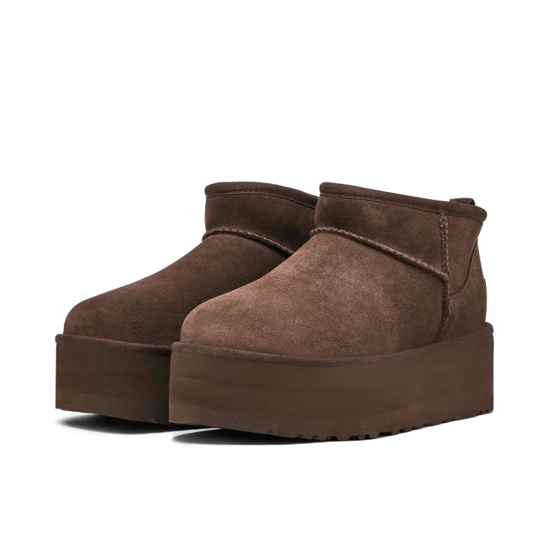 UGG Classic Ultra Mini Platform Burnt Cedar Womens