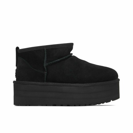 UGG Classic Ultra Mini Platform Black Womens