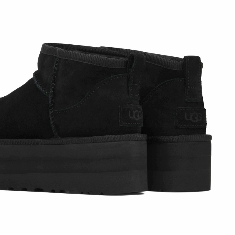 UGG Classic Ultra Mini Platform Black Womens