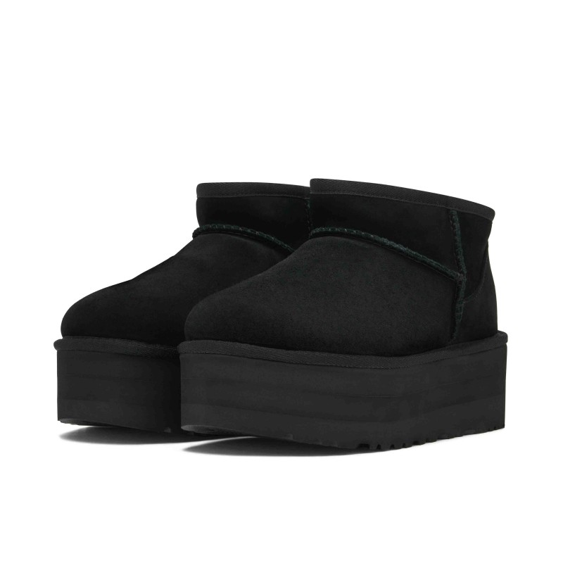 UGG Classic Ultra Mini Platform Black Womens