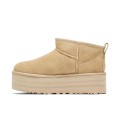 UGG Classic Ultra Mini Platform Brown Driftwood Womens