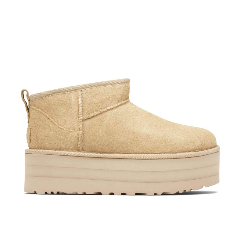 UGG Classic Ultra Mini Platform Brown Driftwood Womens