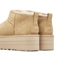 UGG Classic Ultra Mini Platform Brown Driftwood Womens